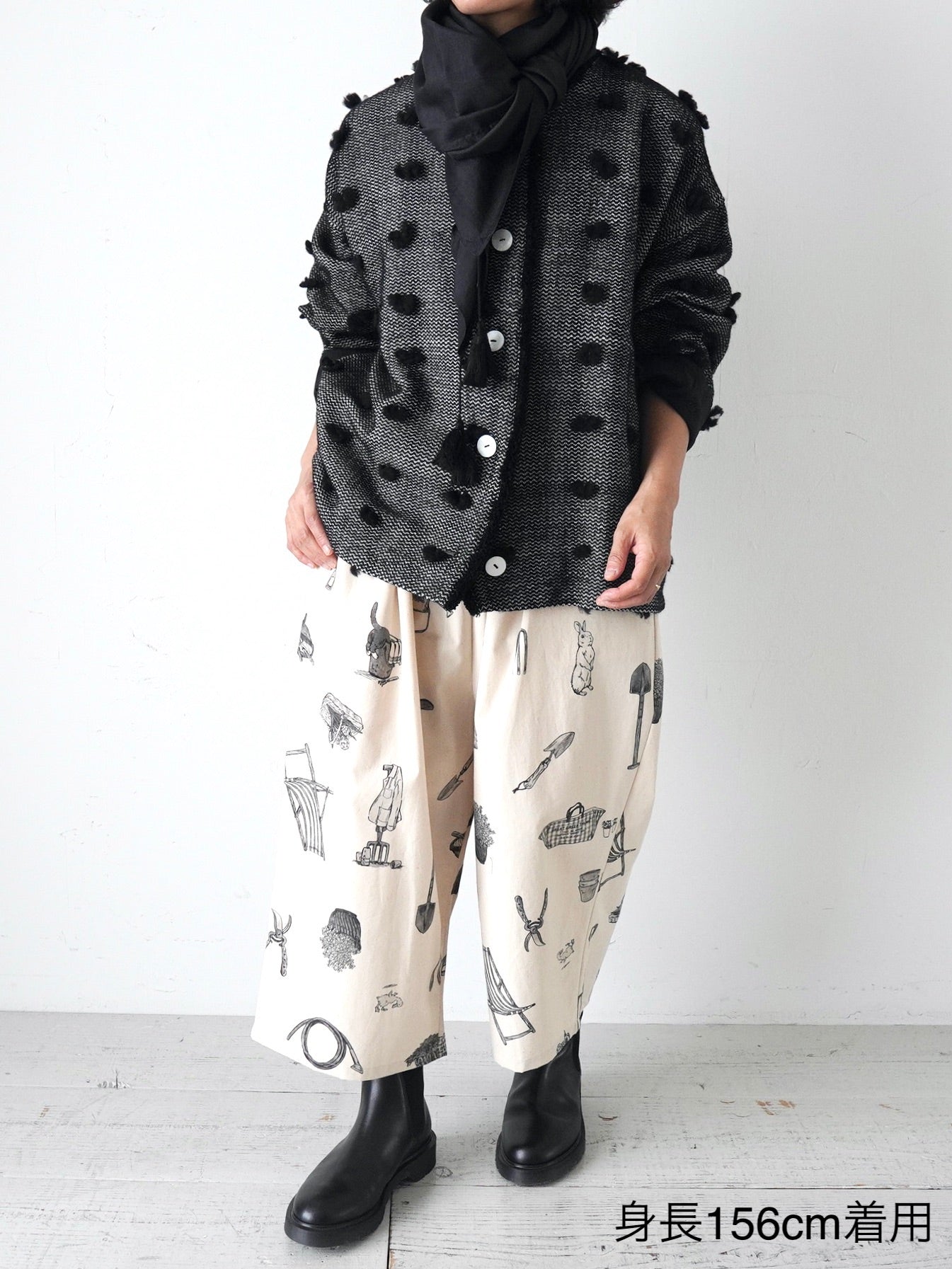 BUNON エンブロイダリーブルゾン [BN2593]