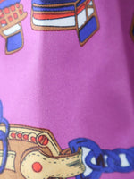 画像をギャラリービューアに読み込む, tao エステルスカーフ柄プリントMIXパンツ B柄 [TP-P006-051-B]
