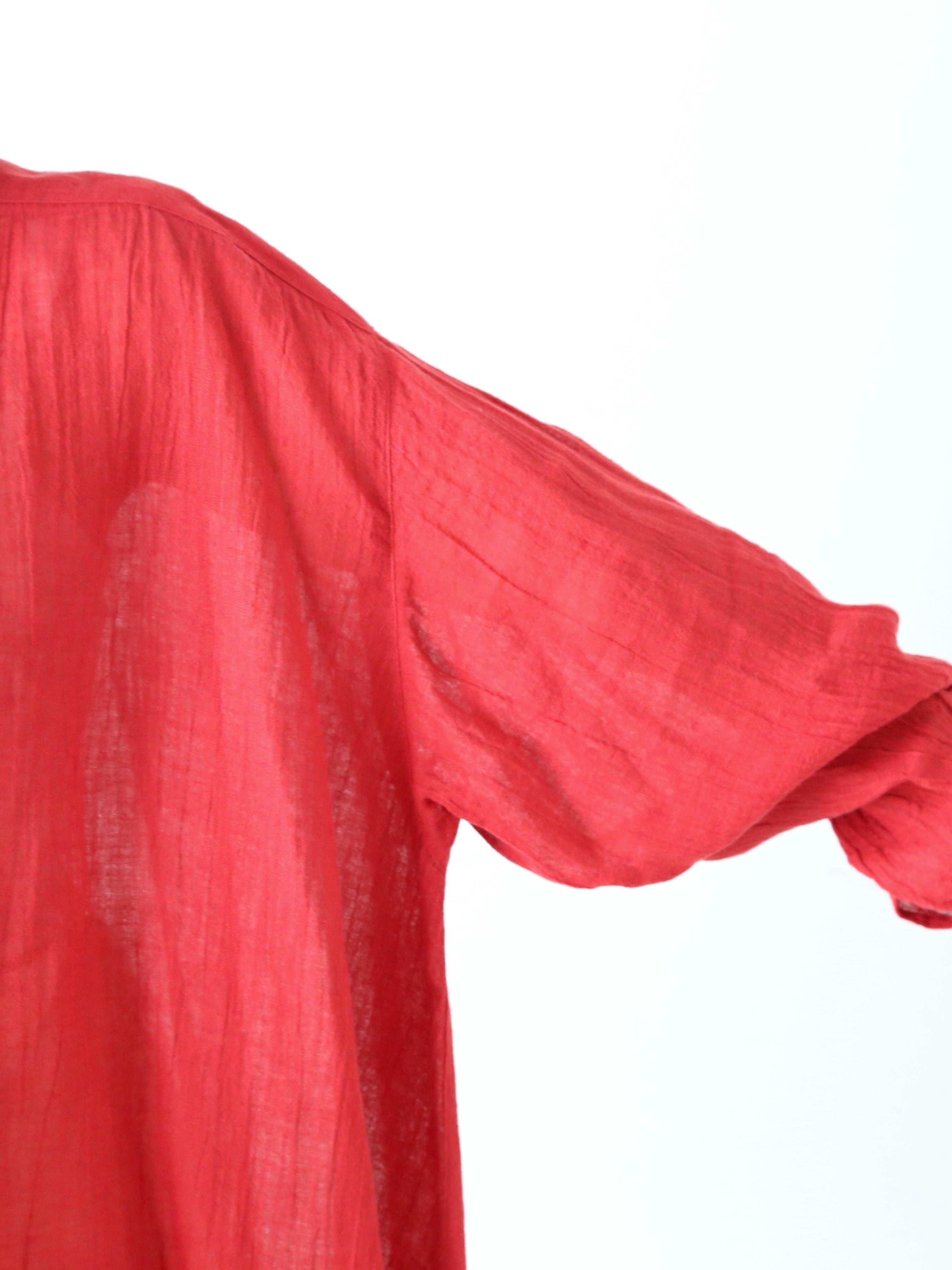 suzuki takayuki ガーゼプルオーバーブラウス [A261-04]