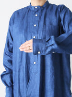 画像をギャラリービューアに読み込む, OLDMAN'S TAILOR ブリティッシュオフィサーロングリネンシャツ [m1404]
