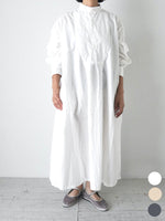 画像をギャラリービューアに読み込む, Veritecoeur シャツワンピース [VC-2764]
