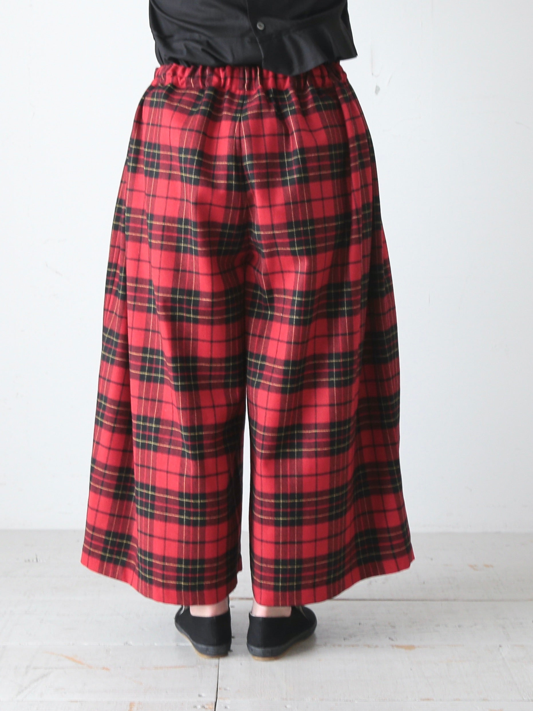 tao タータンチェック先染めパンツ [TP-P010-051]