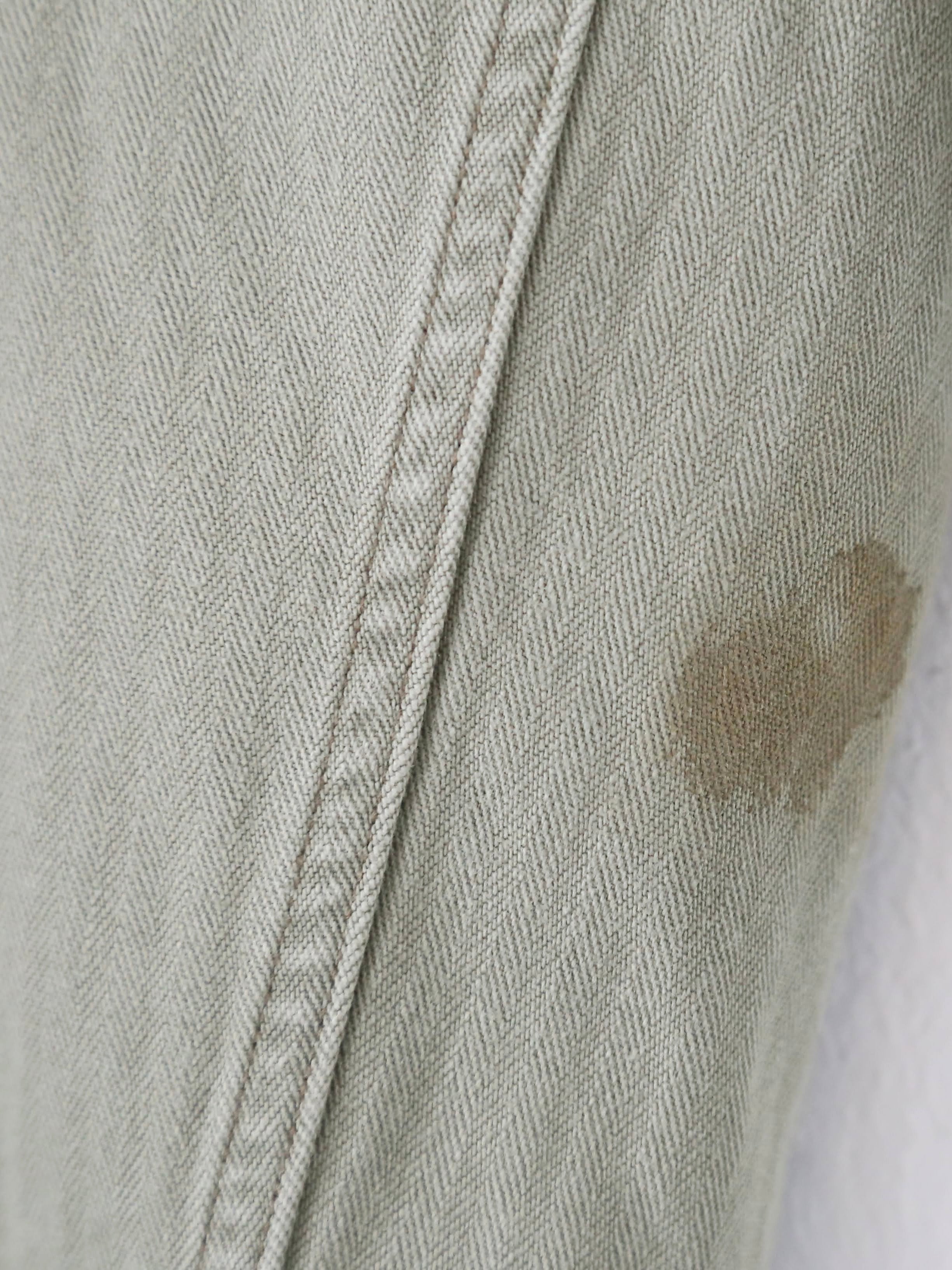 chimala ヘリンボーンUSアーミーデニムオフィサートラウザー [CS40-MP15B/S]