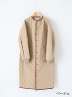 画像をギャラリービューアに読み込む, R&amp;D.M.Co- ウォータープルーフキルティングロングコート [7729]
