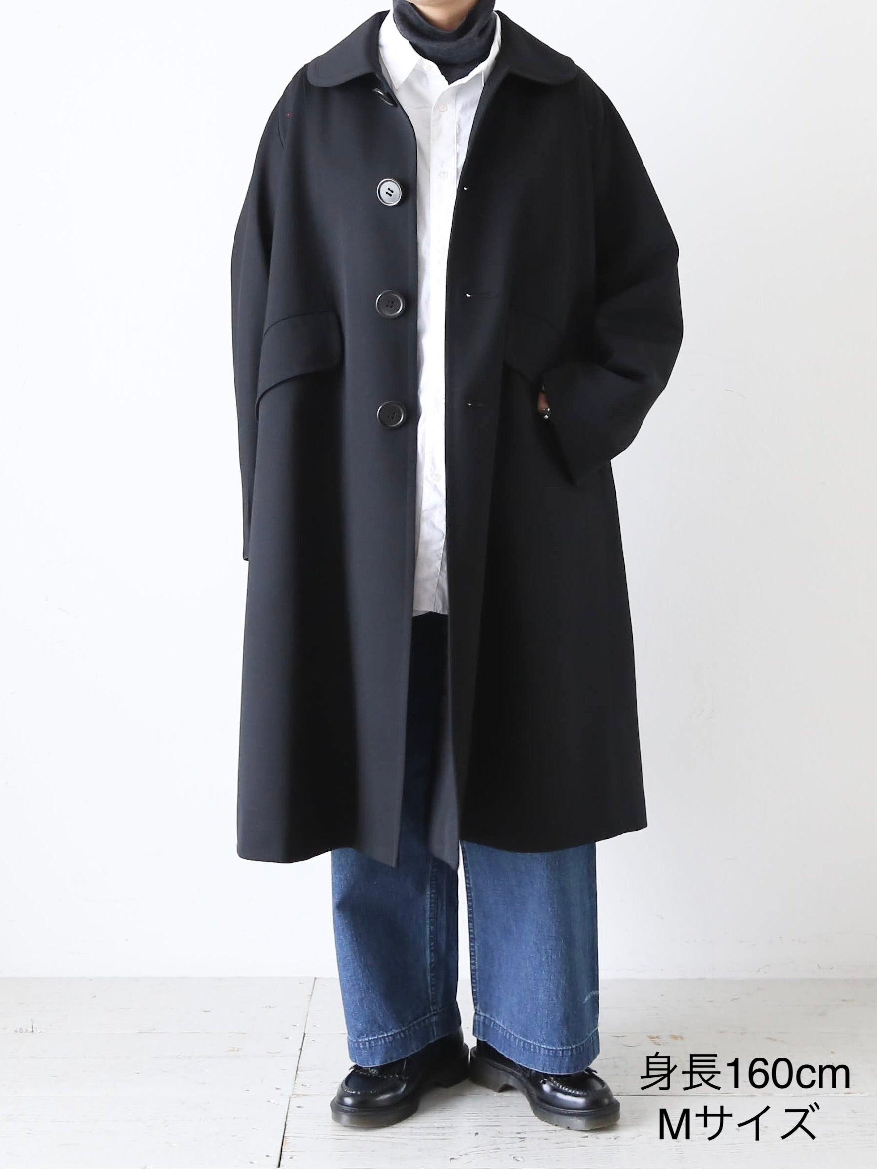 tao ウールギャバ後染めコート [TC-C101-051]