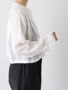 TOWAVASE ヴァイオレット ジャケット リネン ビーズ刺繍 インド手仕事 