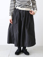 画像をギャラリービューアに読み込む, R&amp;D.M.Co- ガーメントダイタックギャザースカート [7991]
