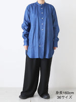 画像をギャラリービューアに読み込む, OLDMAN'S TAILOR ブリティッシュオフィサーロングリネンシャツ [m1404]
