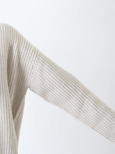 TOUJOURS リブステッチクルーネックビッグプルオーバー [VM43XK03] – CREER