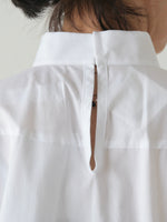 画像をギャラリービューアに読み込む, tao 綿ブロードブラウス(ハイネック) [TP-B016-051]
