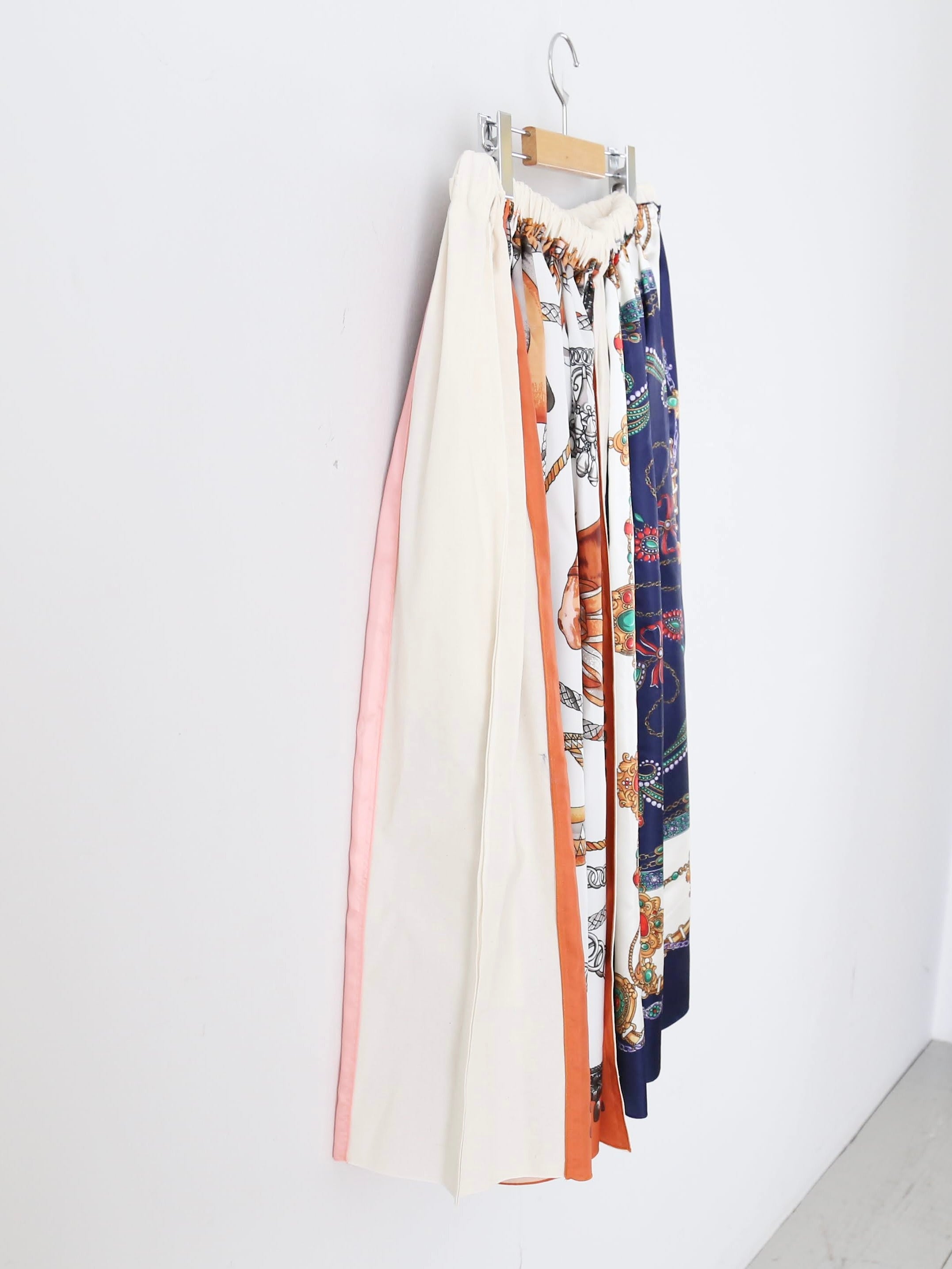 tao エステルスカーフ柄プリントMIXスカートB柄 [TP-S016-051-B]