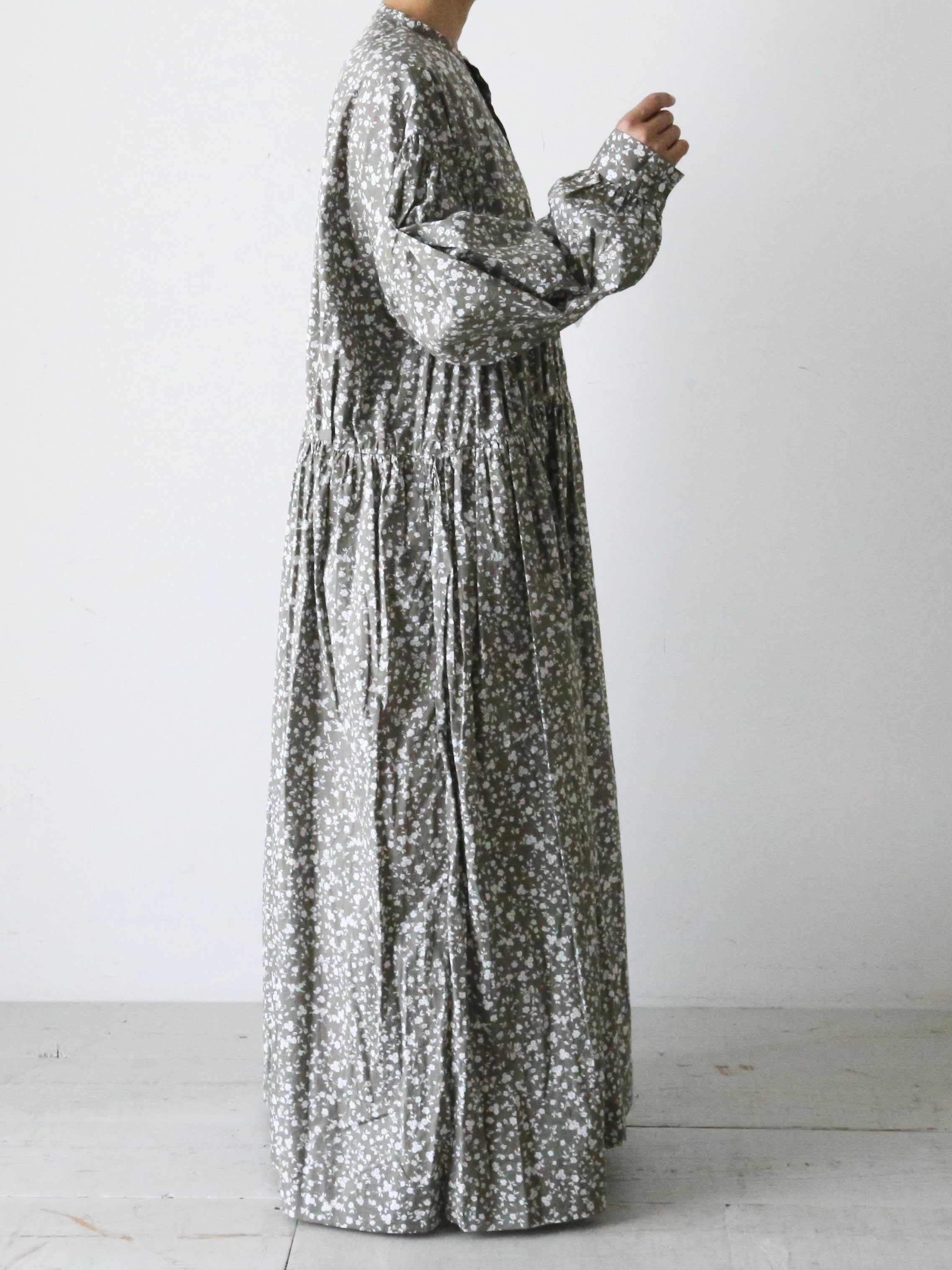 TOUJOURS  クラシックギャザードドレス [YM43FD03]