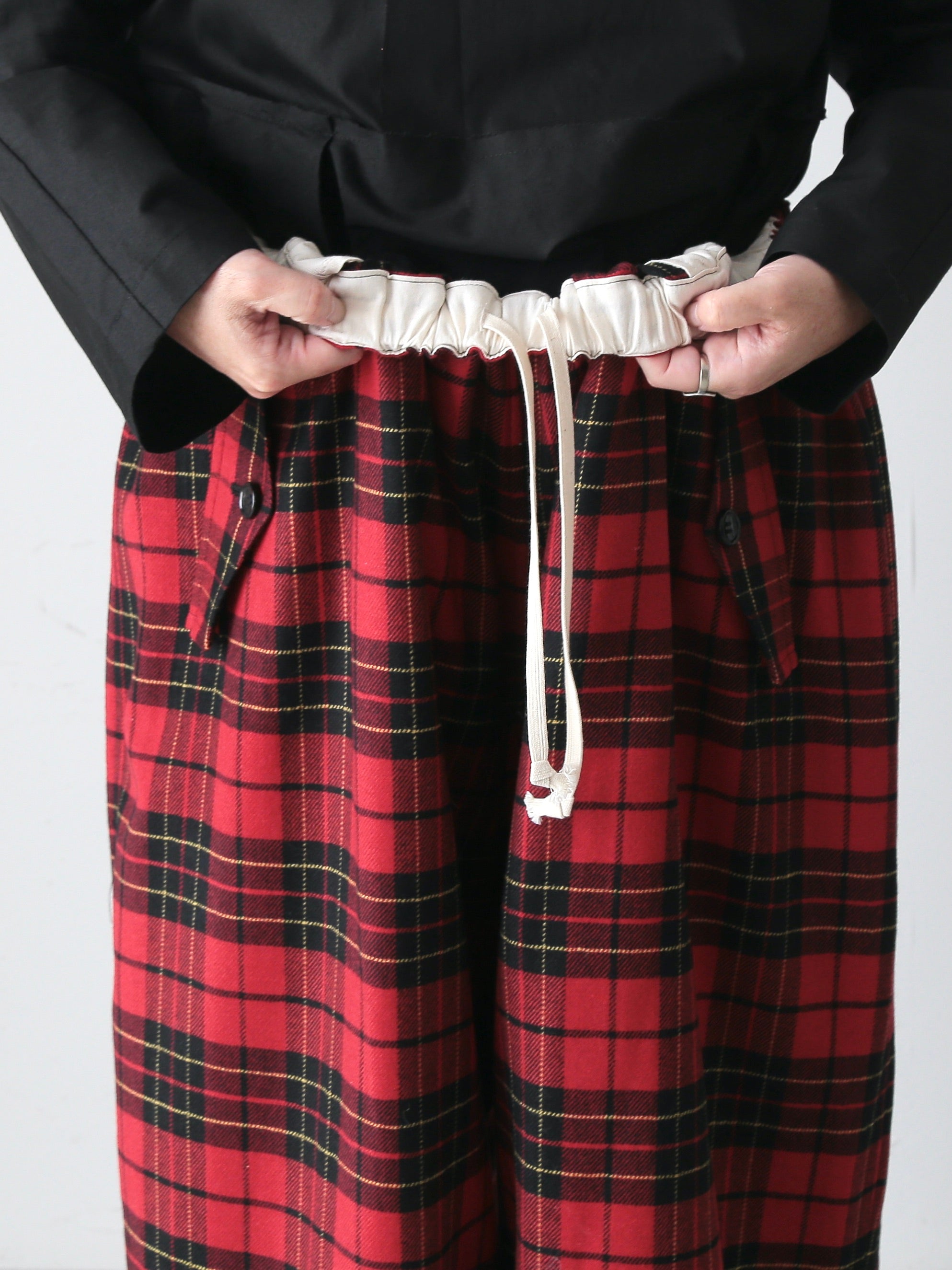 tao タータンチェック先染めパンツ [TP-P010-051]