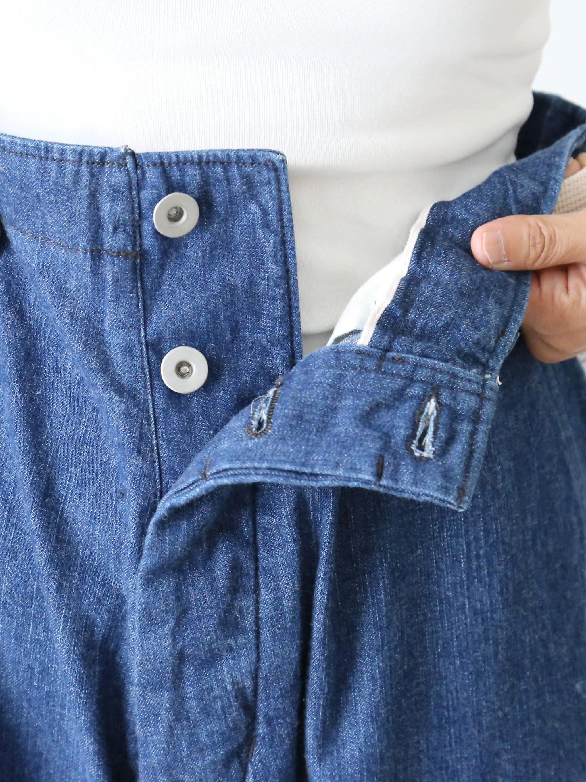 chimala USアーミーデニムオフィサートラウザー(ショート)[CS40-MP15A/S]