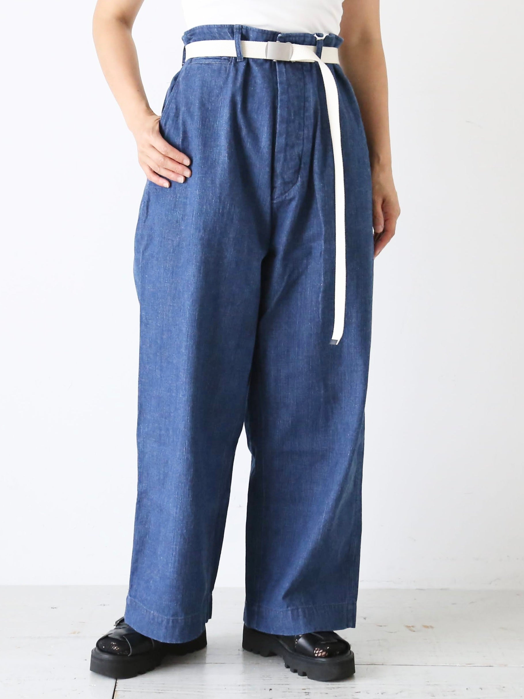 chimala USアーミーデニムオフィサートラウザー(ショート)[CS40-MP15A/S]