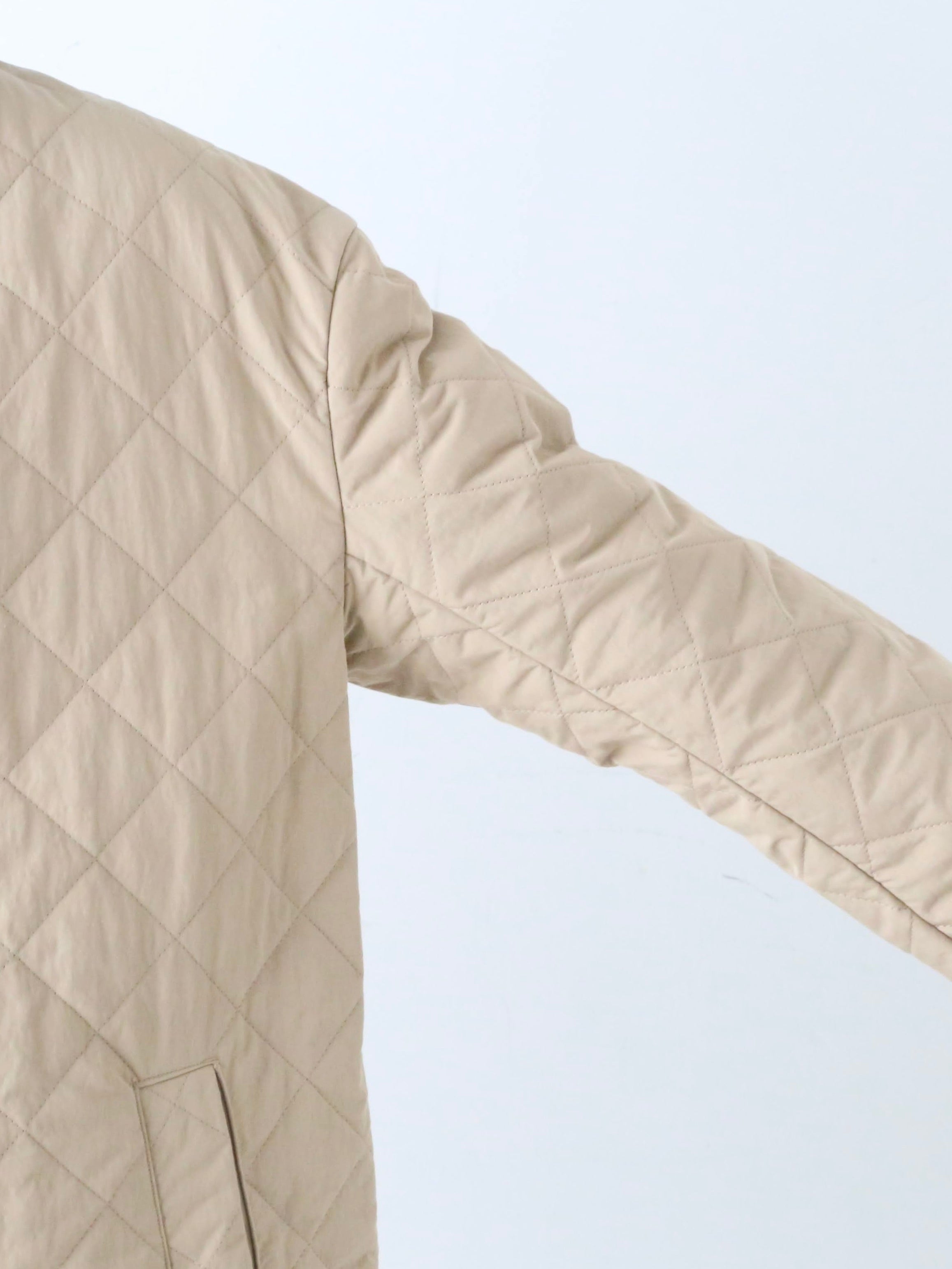 R&D.M.Co- ウォータープルーフキルティングロングコート [7729]