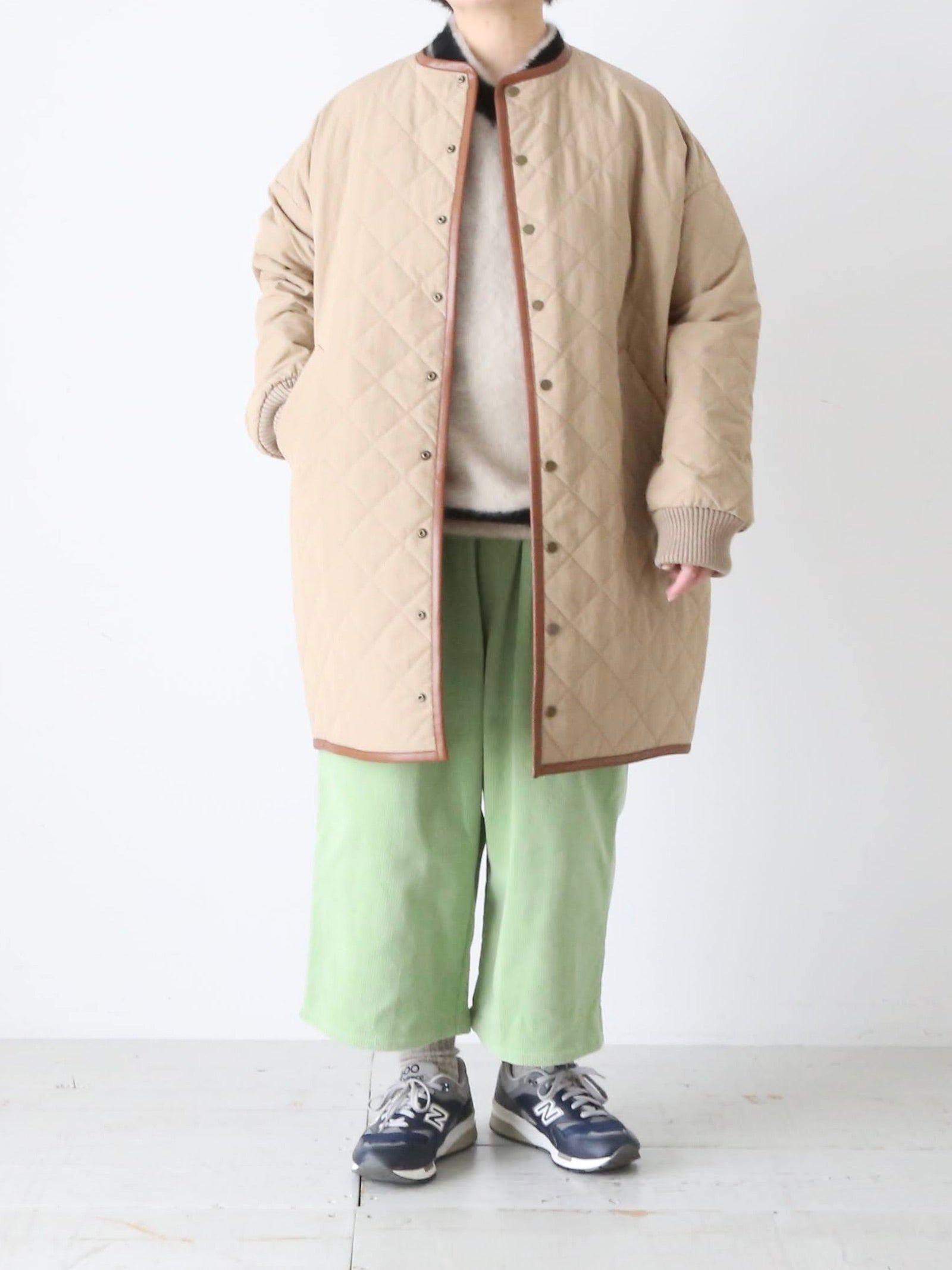 R&D.M.Co- ウォータープルーフキルティングハーフコート [7730]