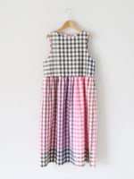 画像をギャラリービューアに読み込む, tao エステル綿ギンガムチェックワンピース [TQ-O013-051]
