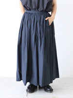 画像をギャラリービューアに読み込む, TOUJOURS ランダムプリーテッドマキシスカート [TM42BK04]
