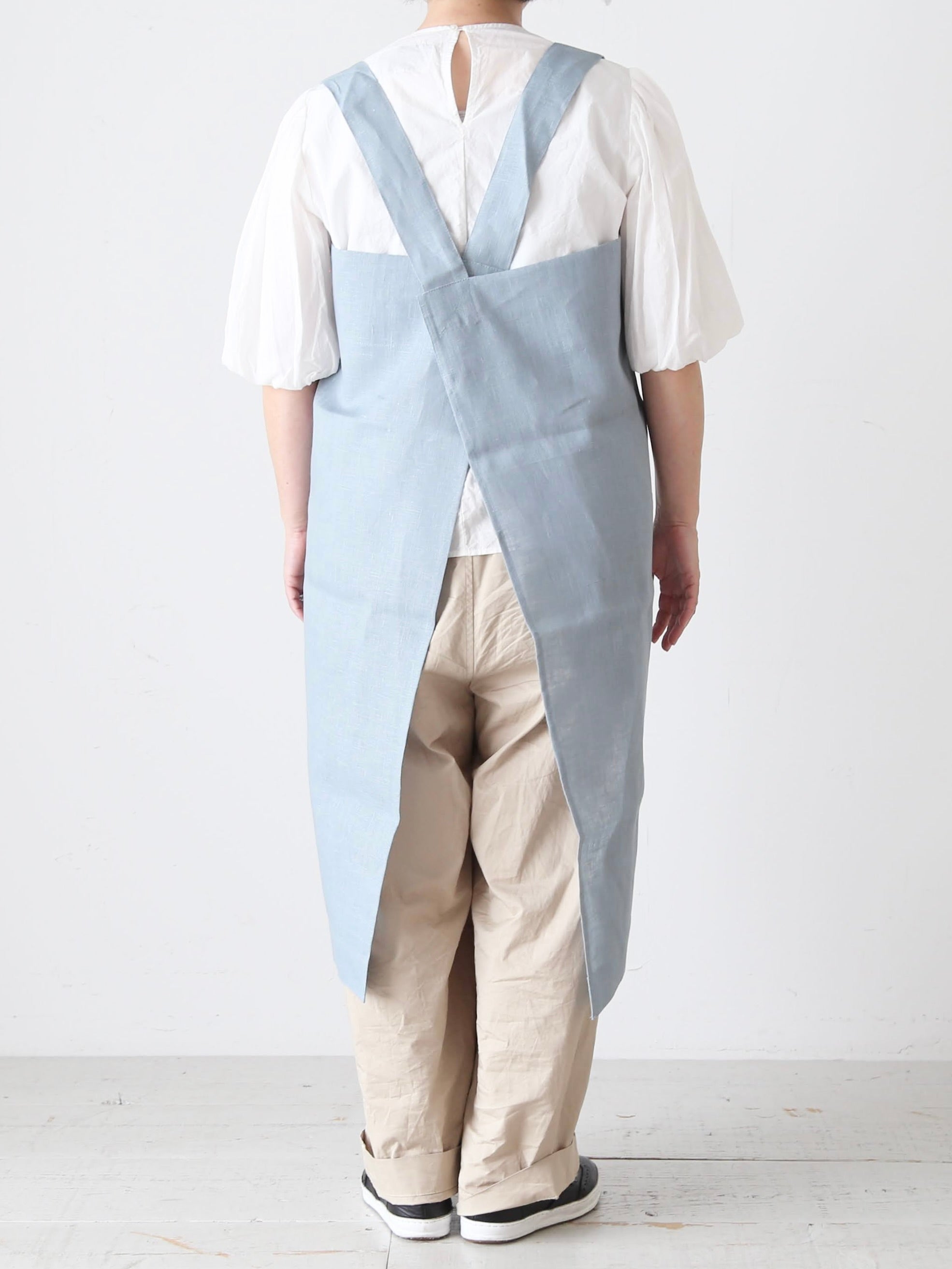 fog linen work リネンスクエアクロスエプロン [LKA213] – CREER