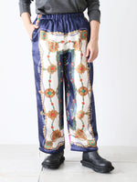 画像をギャラリービューアに読み込む, tao エステルスカーフ柄プリントMIXパンツ B柄 [TP-P006-051-B]
