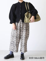 画像をギャラリービューアに読み込む, R&amp;D.M.Co- ワイルドベリーゴムパンツ [7756]
