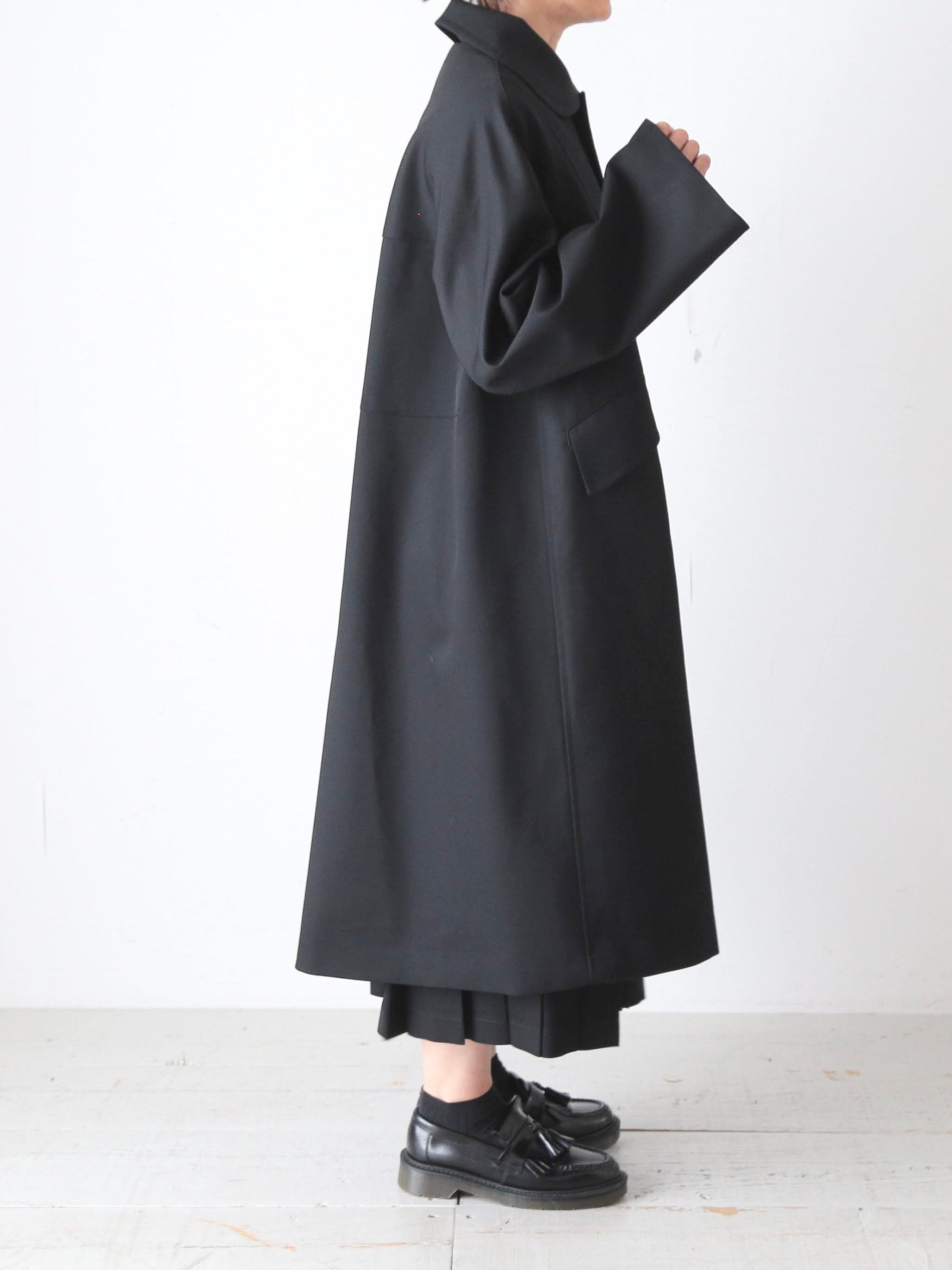 tao ウールギャバ後染めコート [TC-C101-051]