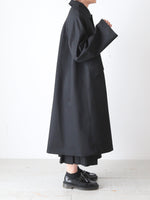 画像をギャラリービューアに読み込む, tao ウールギャバ後染めコート [TC-C101-051]
