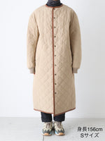 画像をギャラリービューアに読み込む, R&amp;D.M.Co- ウォータープルーフキルティングロングコート [7729]
