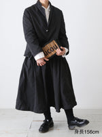 画像をギャラリービューアに読み込む, R&amp;D.M.Co- ガーメントダイタックギャザースカート [7991]
