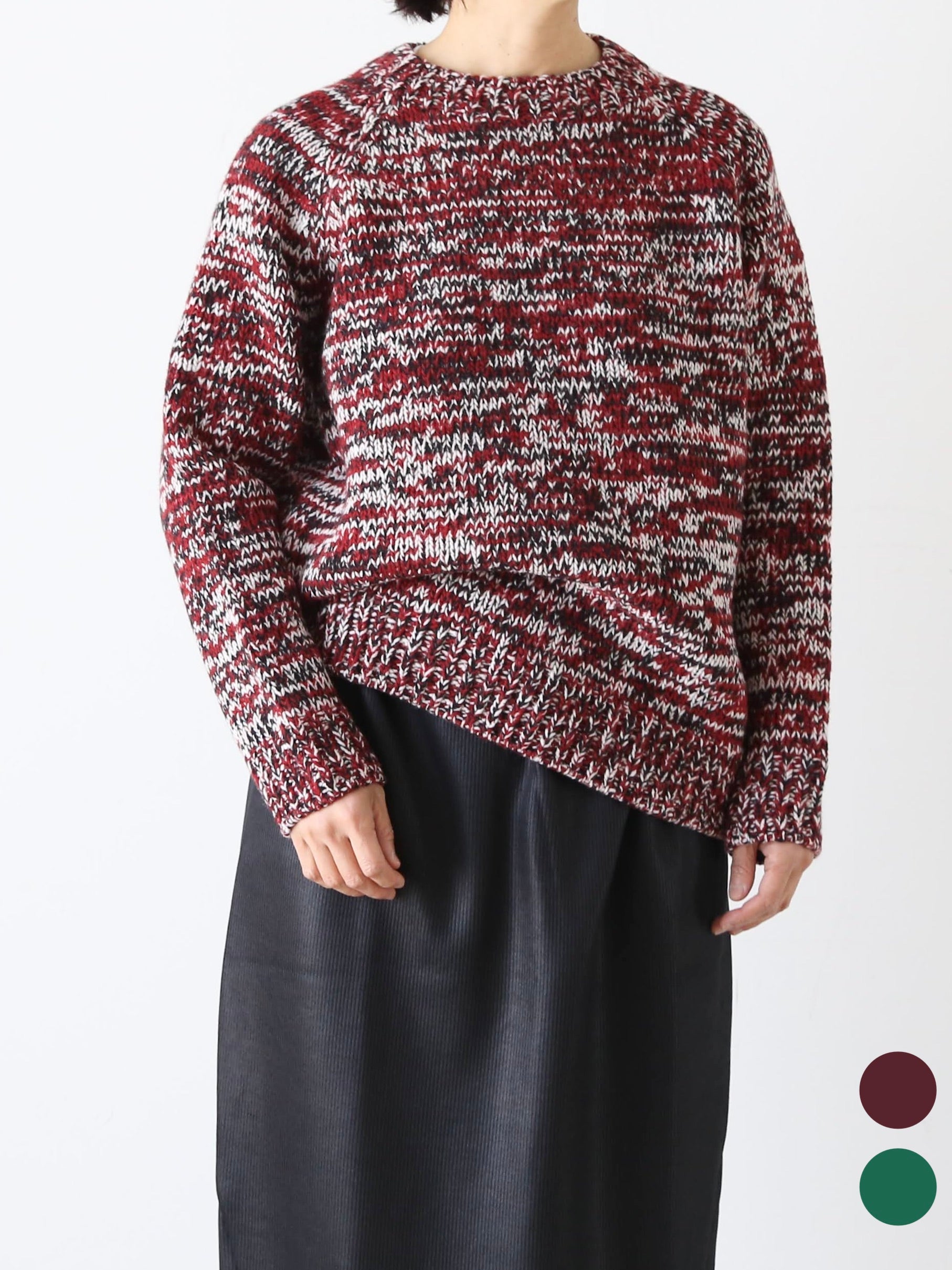 Masnou design クルーネックセーター [Tj-6]