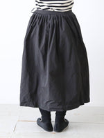 画像をギャラリービューアに読み込む, R&amp;D.M.Co- ガーメントダイタックギャザースカート [7991]
