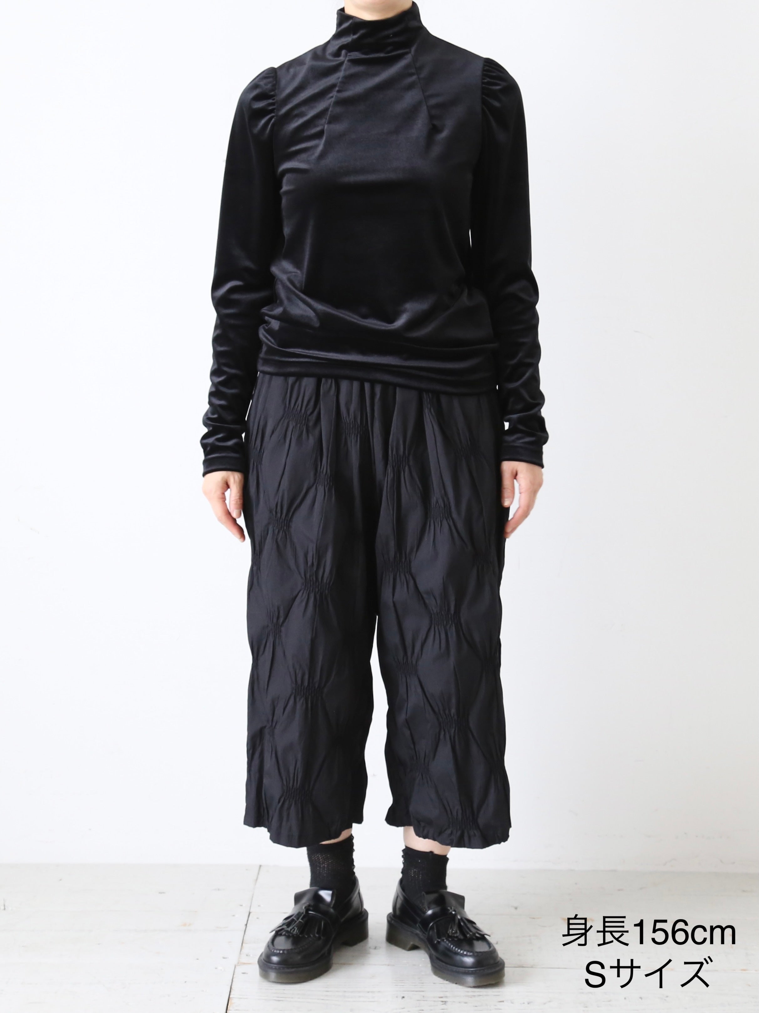 noir kei ninomiya ノワールケイニノミヤ ベロアストレッチTシャツ [3R