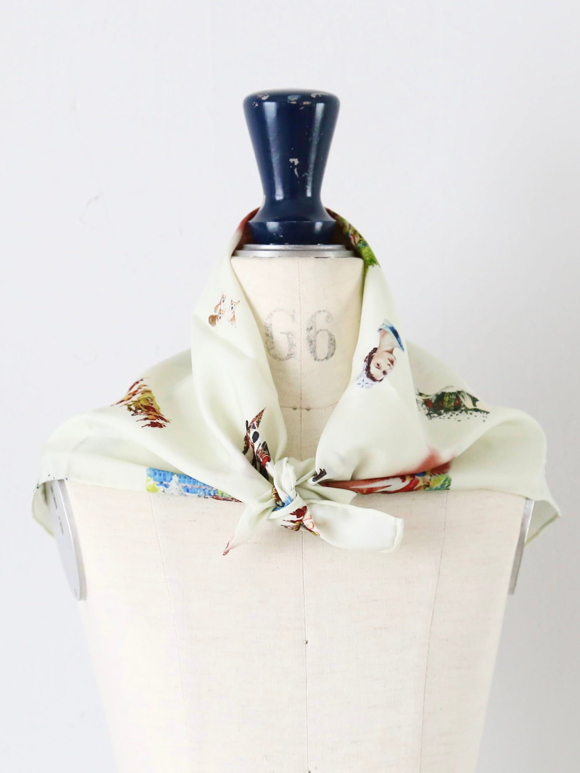 R&D.M.Co- ヘリテージシルクスカーフ [6171]