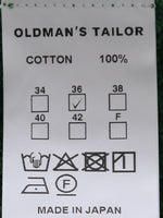 画像をギャラリービューアに読み込む, OLDMAN'S TAILOR OMT チェーンステッチヘリテージスウェット [m1509]
