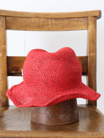 Load image into Gallery viewer, Muhlbauer Paper Hat (Red/Ecru)
