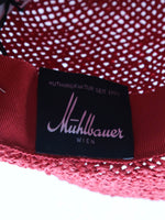 Load image into Gallery viewer, Muhlbauer Paper Hat (Red/Ecru)
