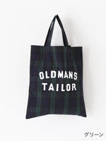 画像をギャラリービューアに読み込む, OLDMAN'S TAILOR OMT プリントチェックミニトートバッグ [m1552]
