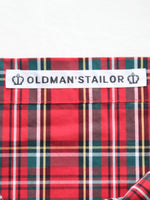 画像をギャラリービューアに読み込む, OLDMAN'S TAILOR OMT プリントチェックトートバッグ [m1551]
