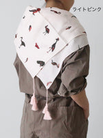 画像をギャラリービューアに読み込む, BUNON タッセルスカーフ [BN2640]
