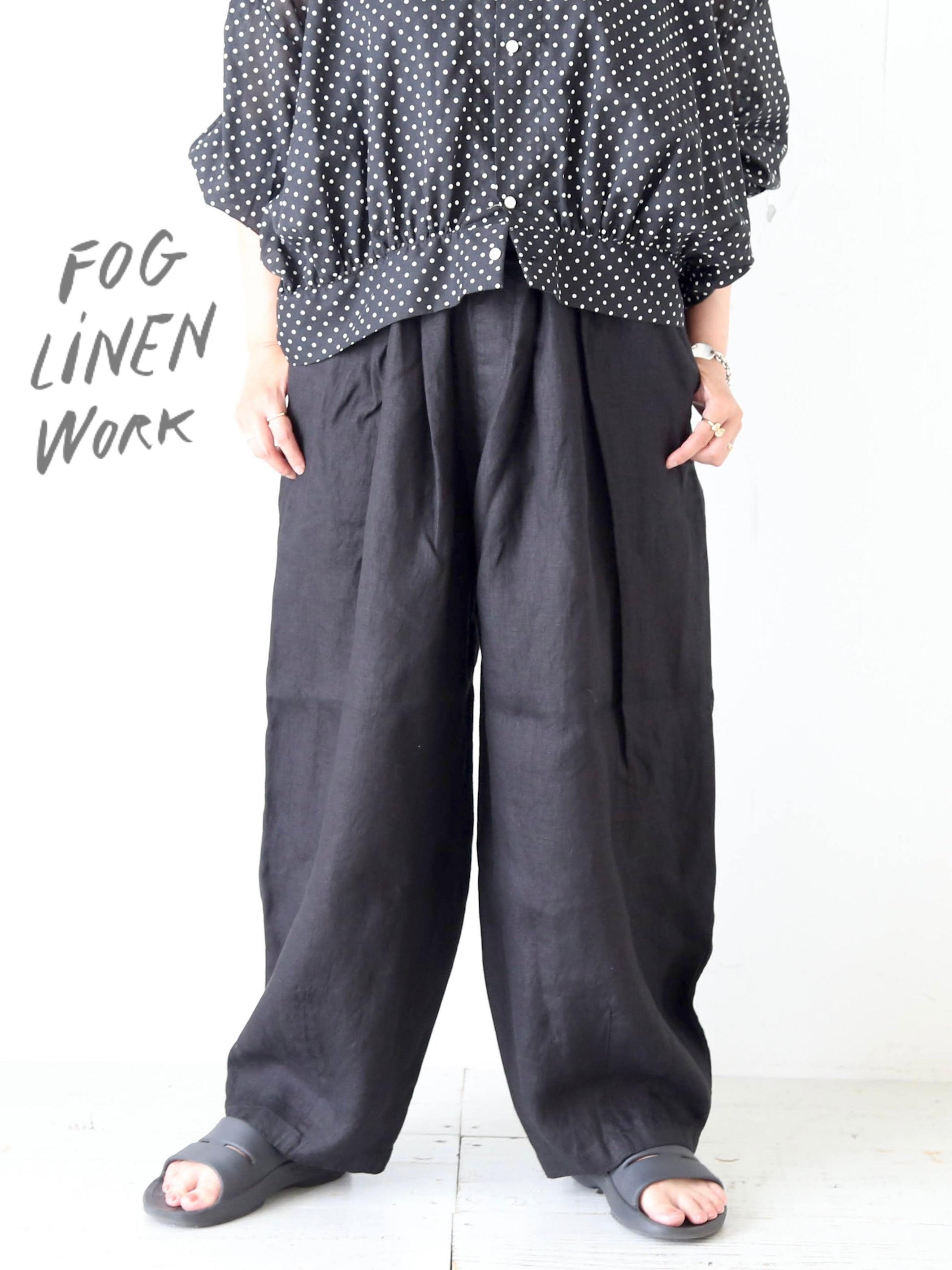 fog linen work クィンコクーンパンツ [LWC032] – CREER