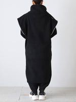 画像をギャラリービューアに読み込む, ALWEL フリースストールポンチョ[FLEECE-13]
