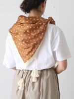 画像をギャラリービューアに読み込む, BUNON タッセルスカーフ [BN2610]
