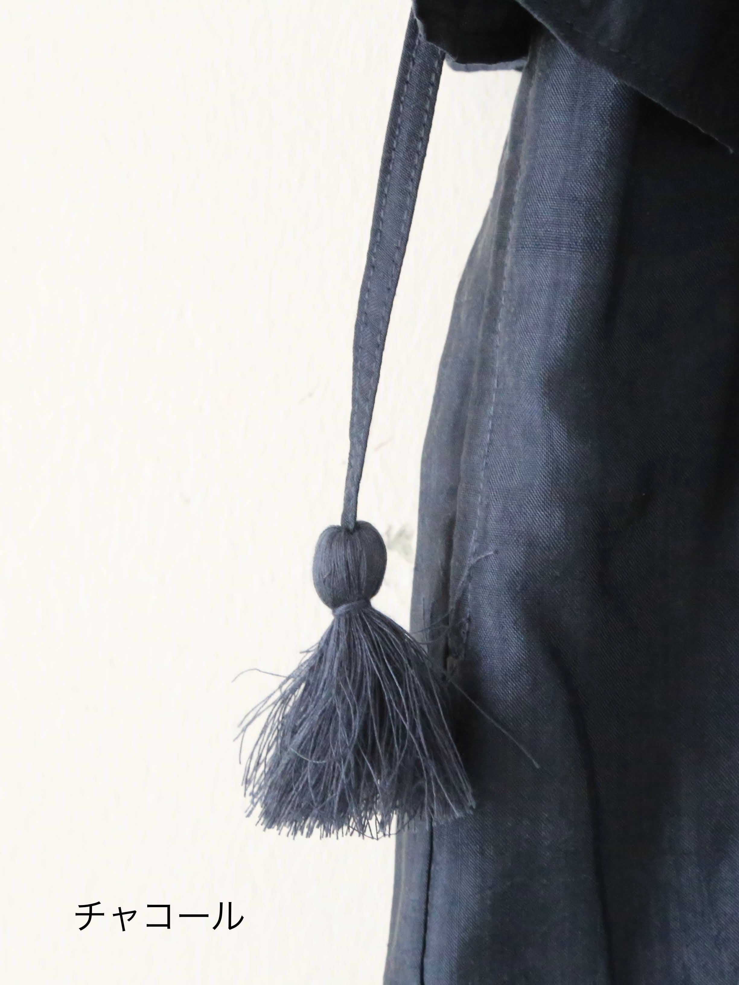 BUNON ブノン インド手紡ぎカディ 手刺繍 フラップパンツ – CREER