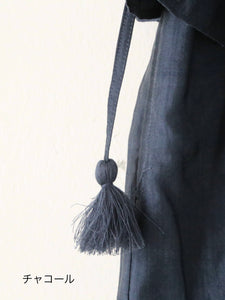BUNON ブノン インド手紡ぎカディ 手刺繍 フラップパンツ – CREER