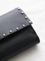 画像をギャラリービューアに読み込む, ebagos 三つ折りサイフ オイルショルダー(カシメ＋素押し) [35625]
