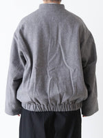 画像をギャラリービューアに読み込む, Veritecoeur ウールフラノブルゾン [VC-2791]
