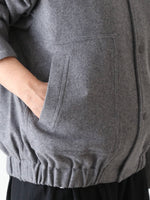 画像をギャラリービューアに読み込む, Veritecoeur ウールフラノブルゾン [VC-2791]
