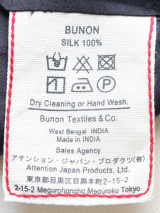 BUNON ブノン インド手紡ぎカディ 手刺繍 フリルジレ – CREER