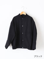 画像をギャラリービューアに読み込む, Veritecoeur ウールフラノブルゾン [VC-2791]
